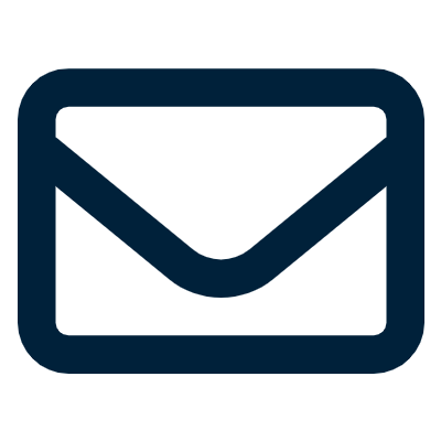 A blue envelope icon.