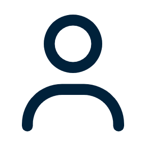 A blue user icon.