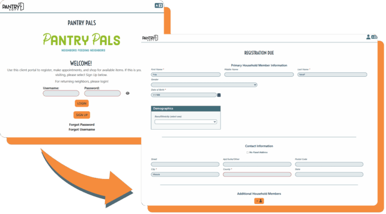 Basic Needs Center Management Software - PantrySoft